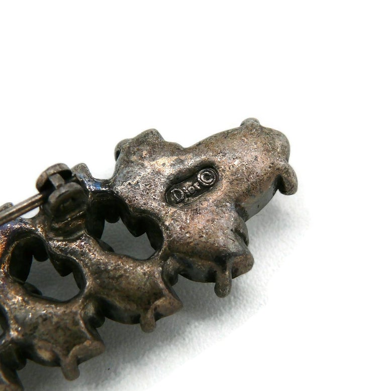 Christian Dior Pre-Owned Stone-Embellished Brooch main image 1