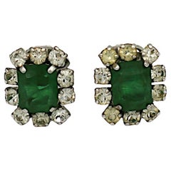CHRISTIAN DIOR Clips d'oreilles à bijoux vintage, 1970