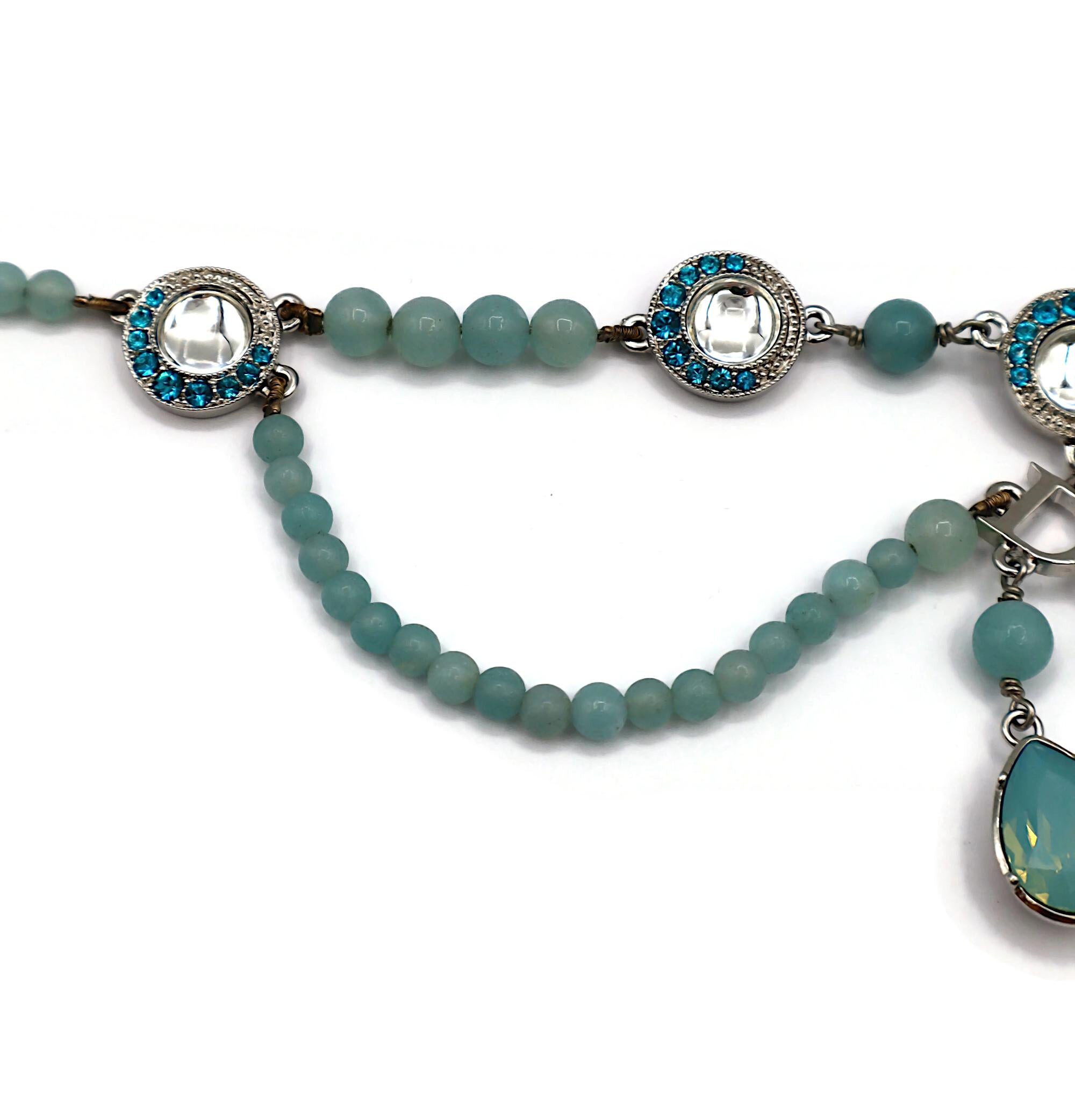 CHRISTIAN DIOR Collana Jewell d'epoca con drappeggio in vendita 4