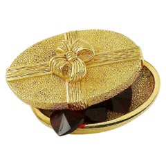 Christian Dior Vintage Jewelled Gift Box Brooch