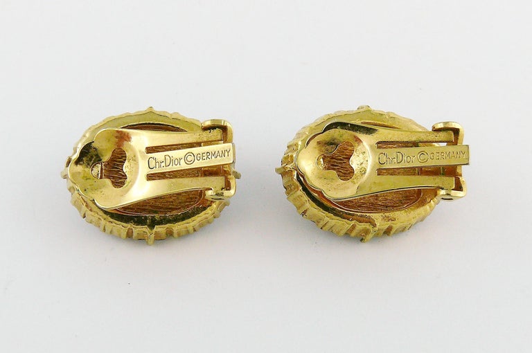 Christian dior germany earrings hot sale