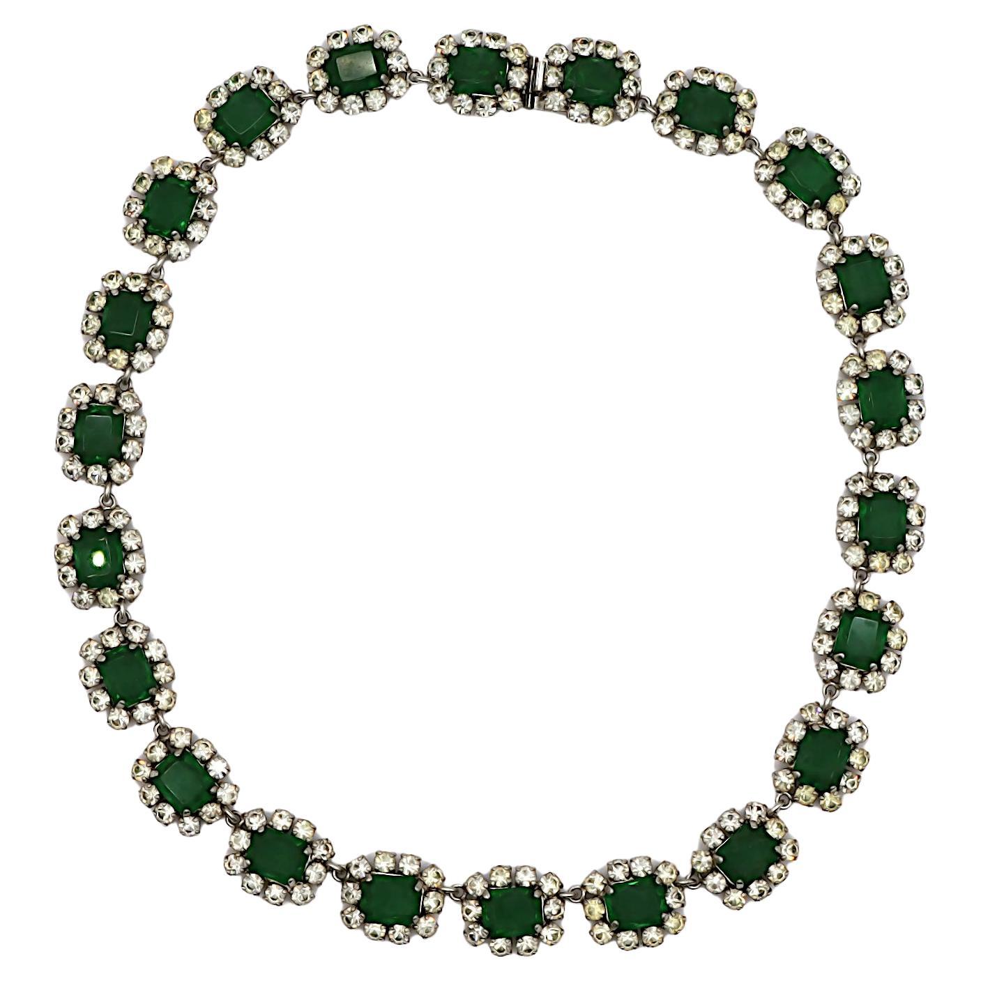 CHRISTIAN DIOR Vintage Jewelled Necklace, 1970