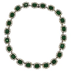 CHRISTIAN DIOR Vintage Jewelled Necklace, 1970