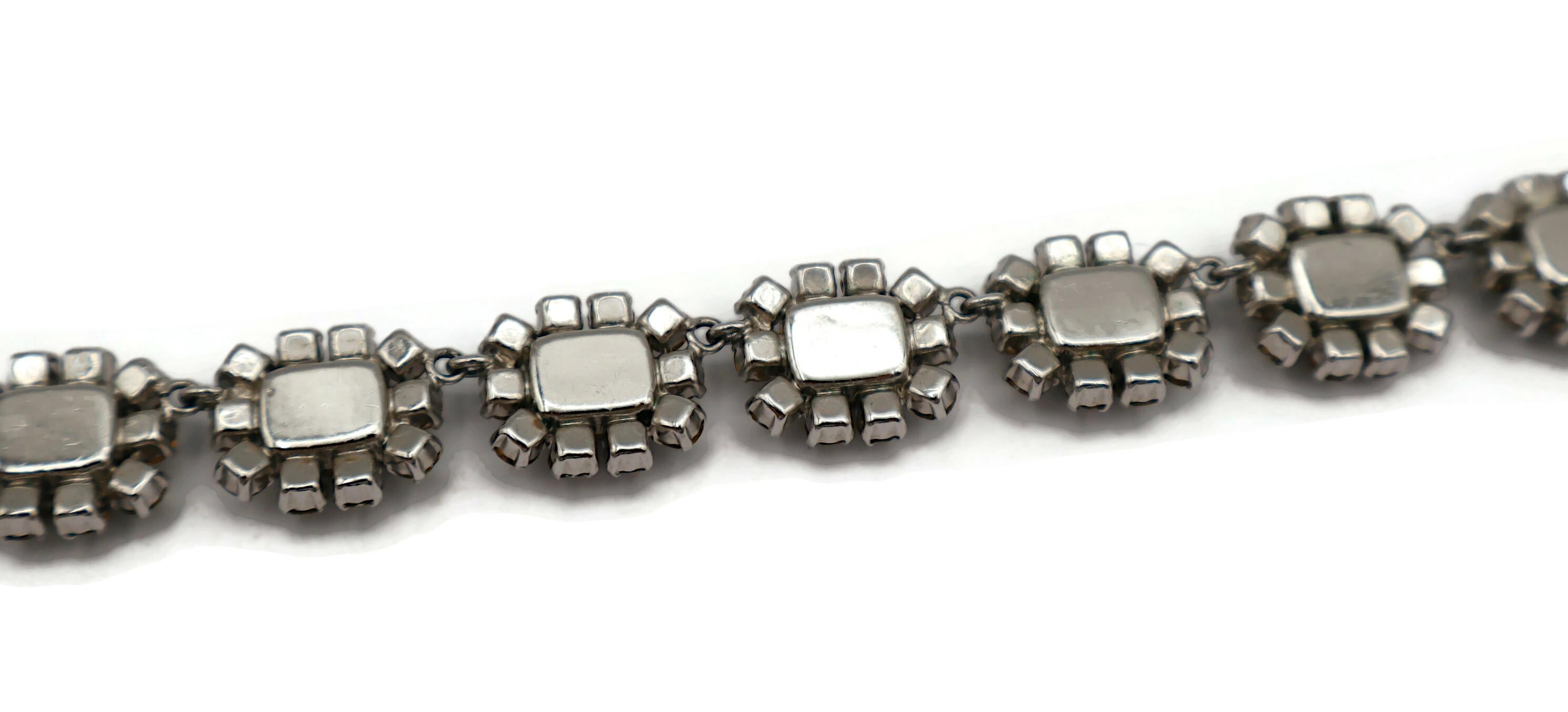 CHRISTIAN DIOR Vintage Jewelled Necklace and Earrings Set, 1966 For Sale 9
