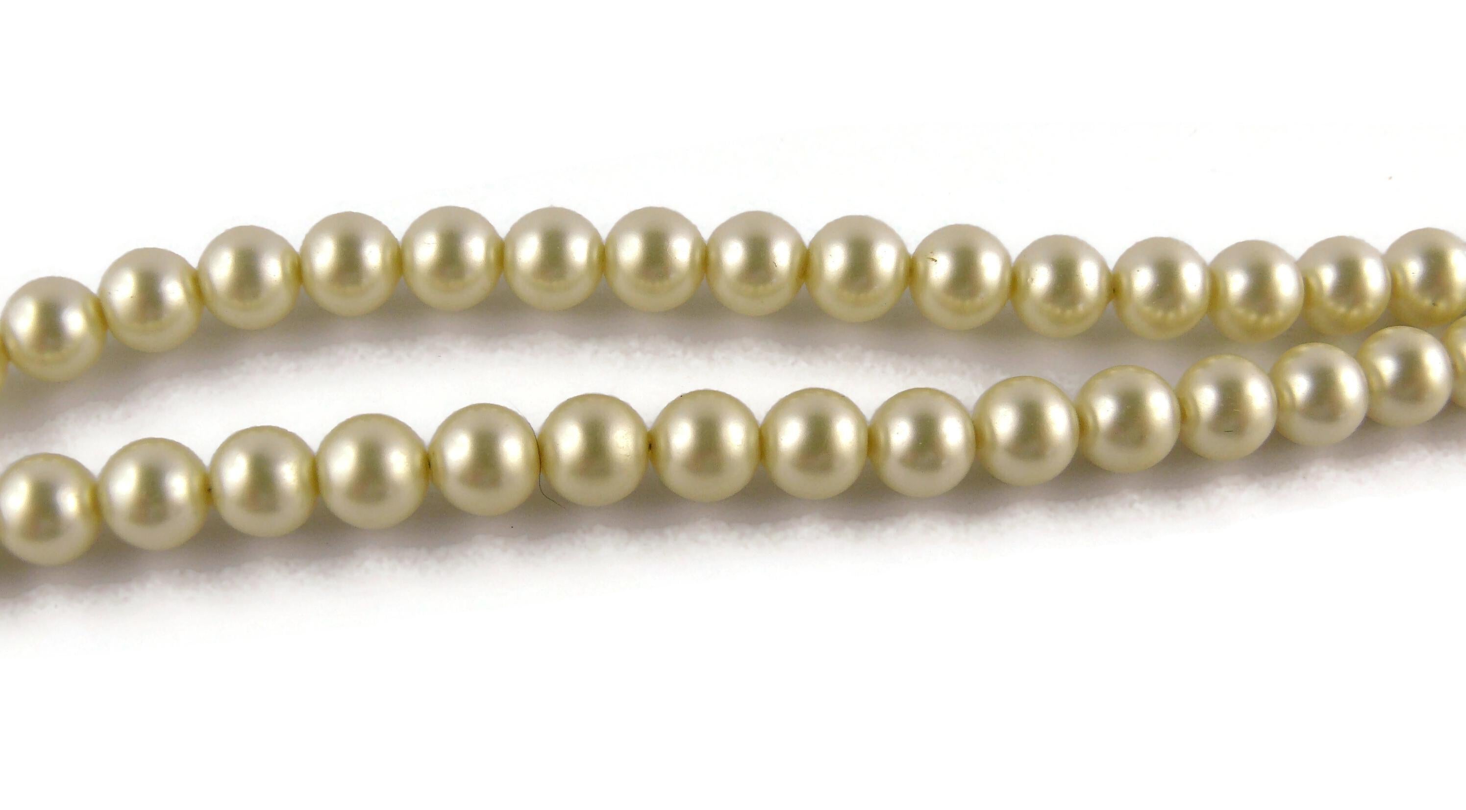 Christian Dior Vintage Jewelled Pearl Necklace 6
