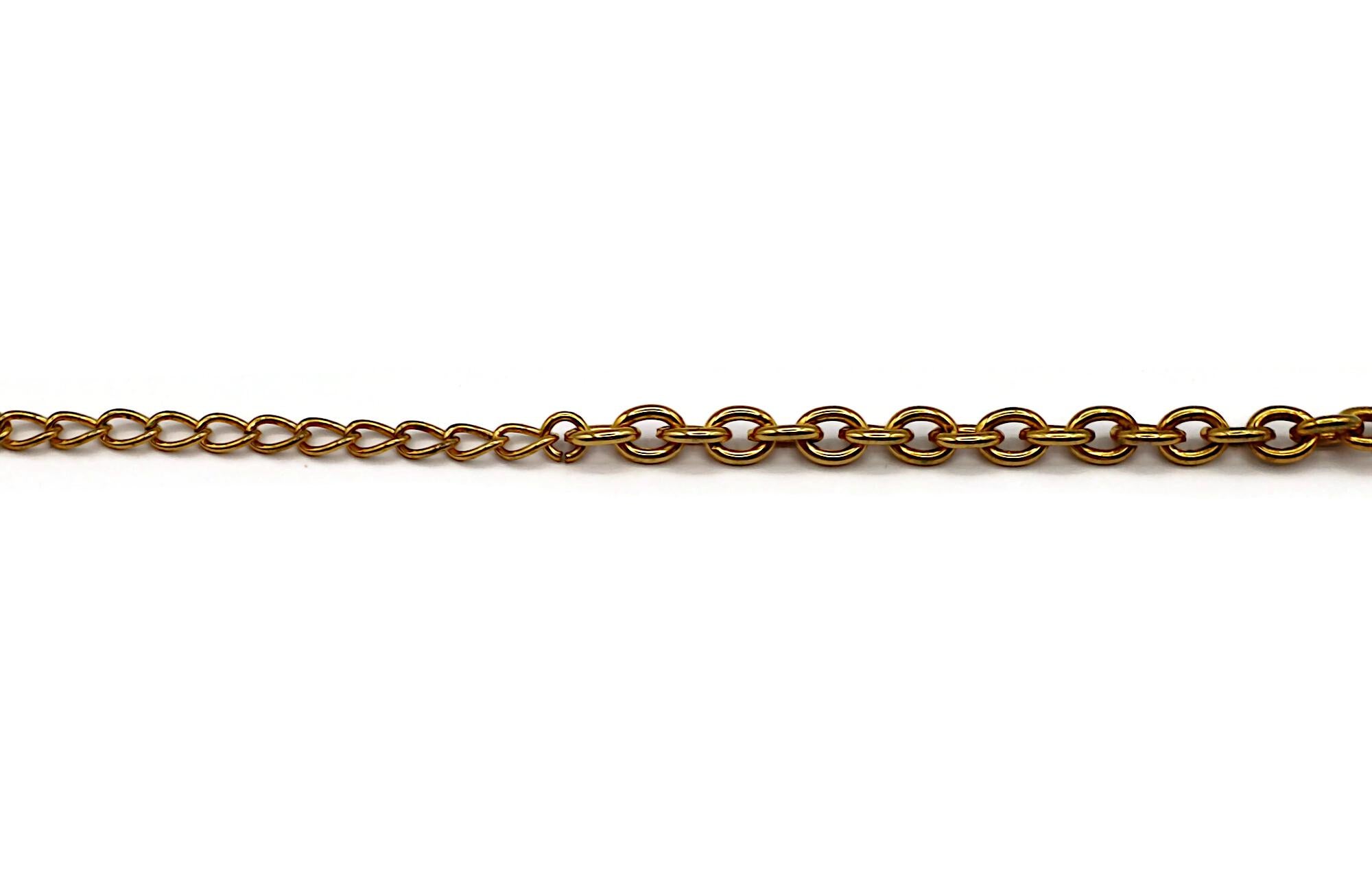 CHRISTIAN DIOR Collana vintage con ciondolo Jewell in vendita 1