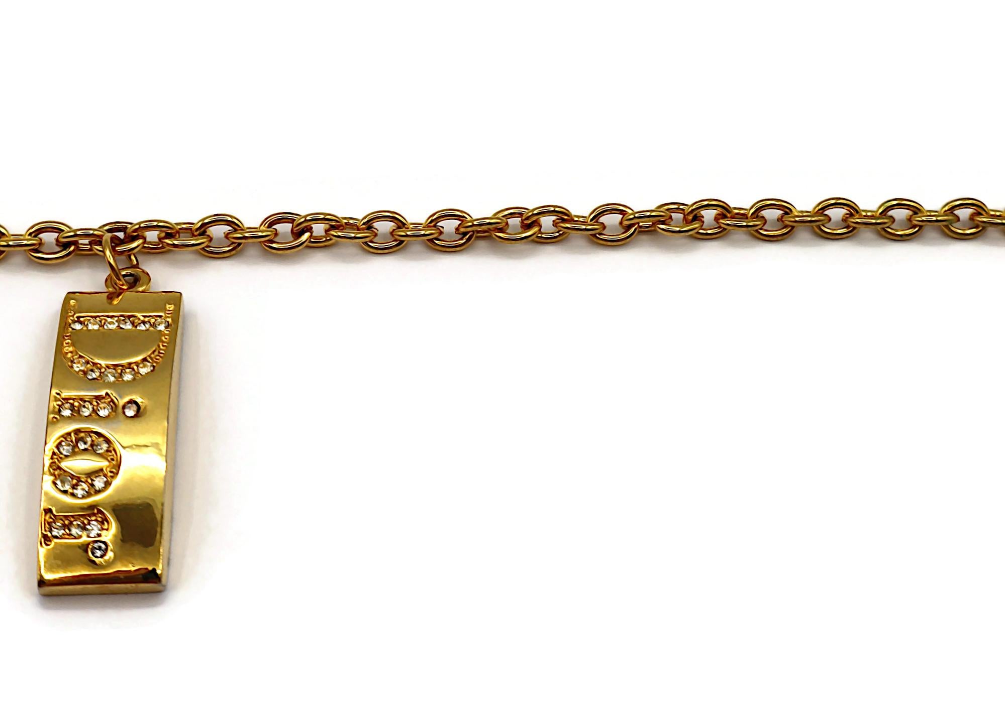 CHRISTIAN DIOR Collana vintage con ciondolo Jewell in vendita 5