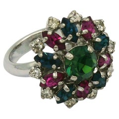 CHRISTIAN DIOR Vintage Jewelled Ring