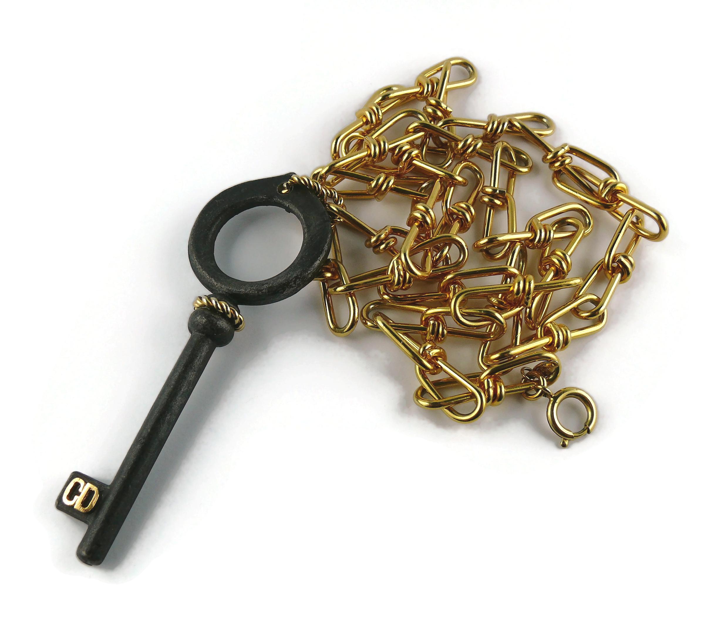 dior key necklace