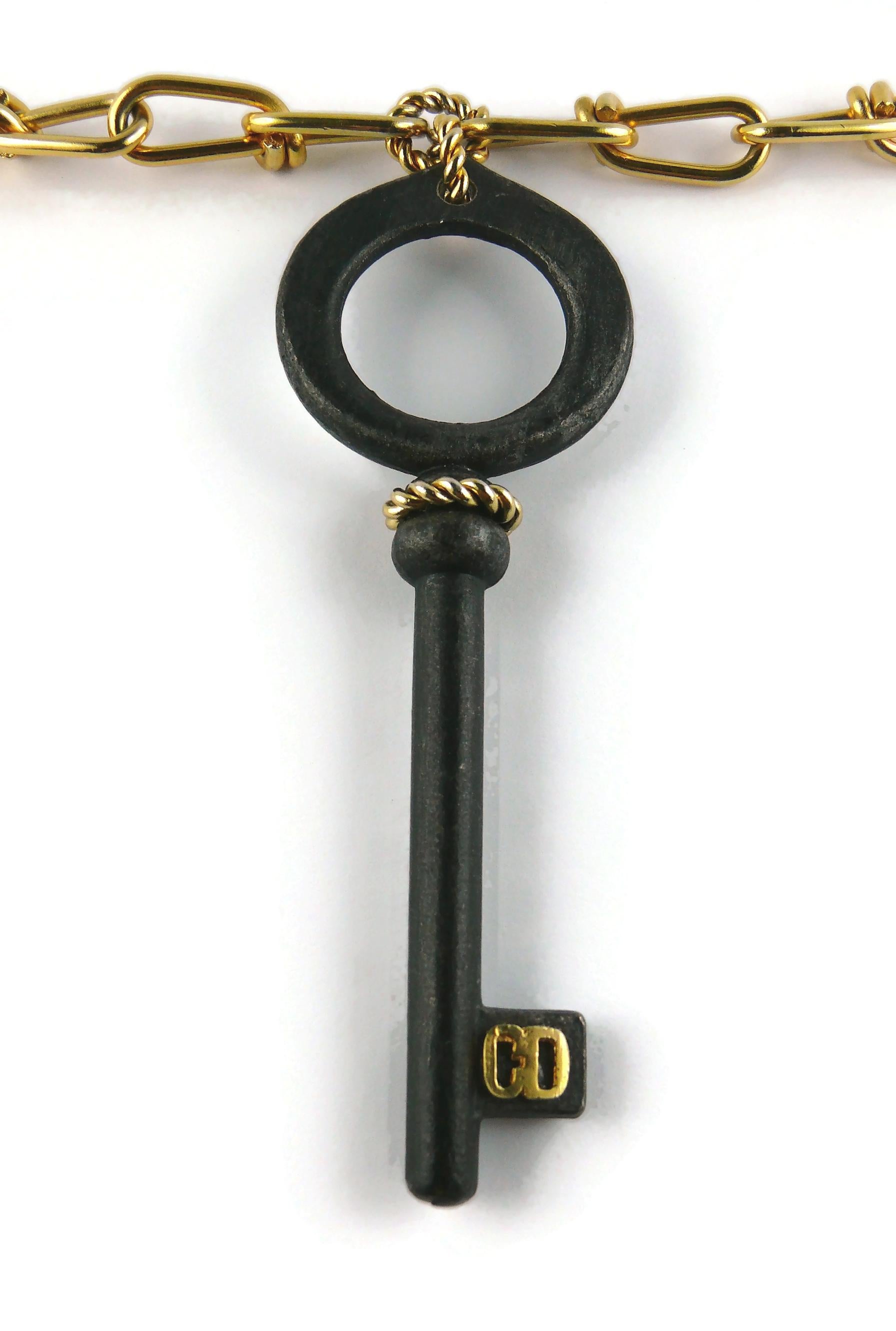 christian key necklace