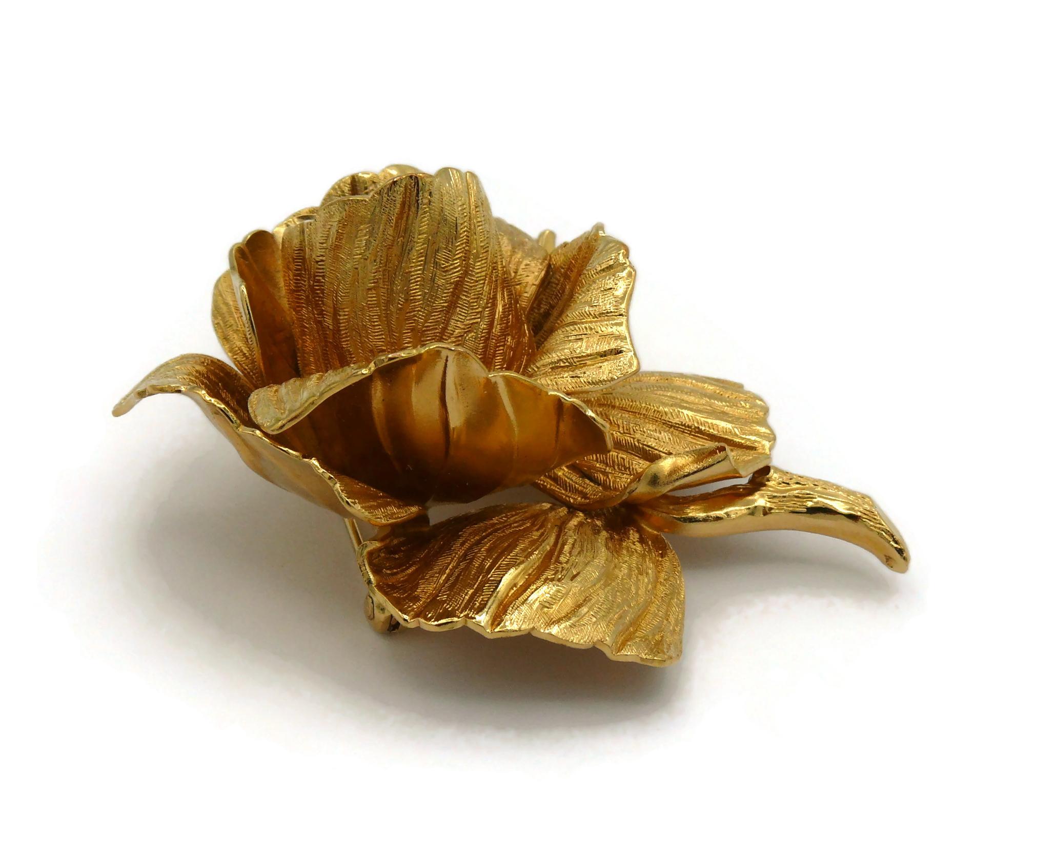 CHRISTIAN DIOR Broche vintage La Rose de Dior 6