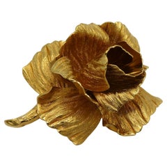 CHRISTIAN DIOR Vintage La Rose de Dior Brooch