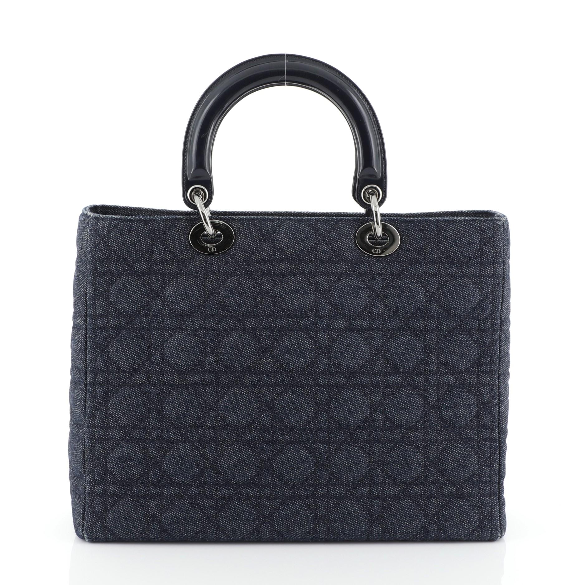 lady dior denim blue