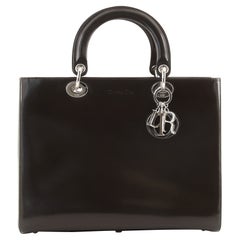 Christian Dior Vintage Lady Dior Bag Leather Large