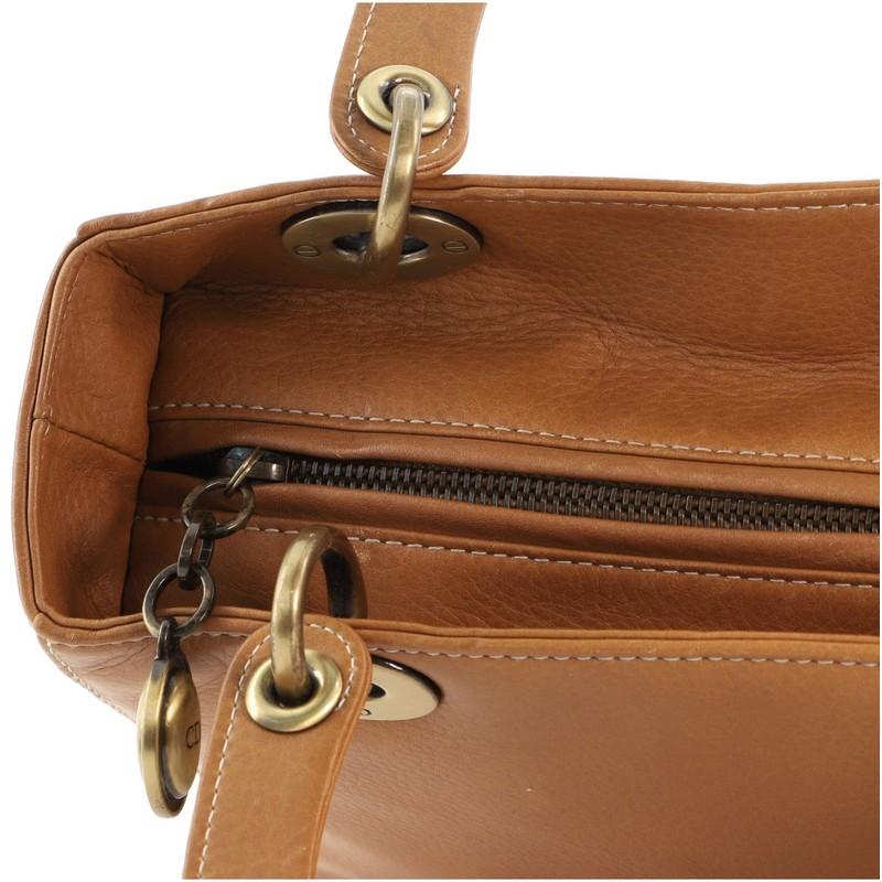 Christian Dior Vintage Lady Dior Bag Leather Medium 1