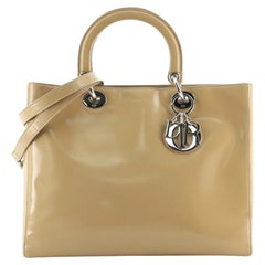Christian Dior Vintage Lady Dior Bag Patent Large