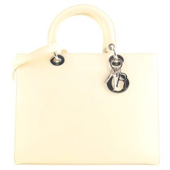 Christian Dior Vintage Lady Dior Bag Patent Large