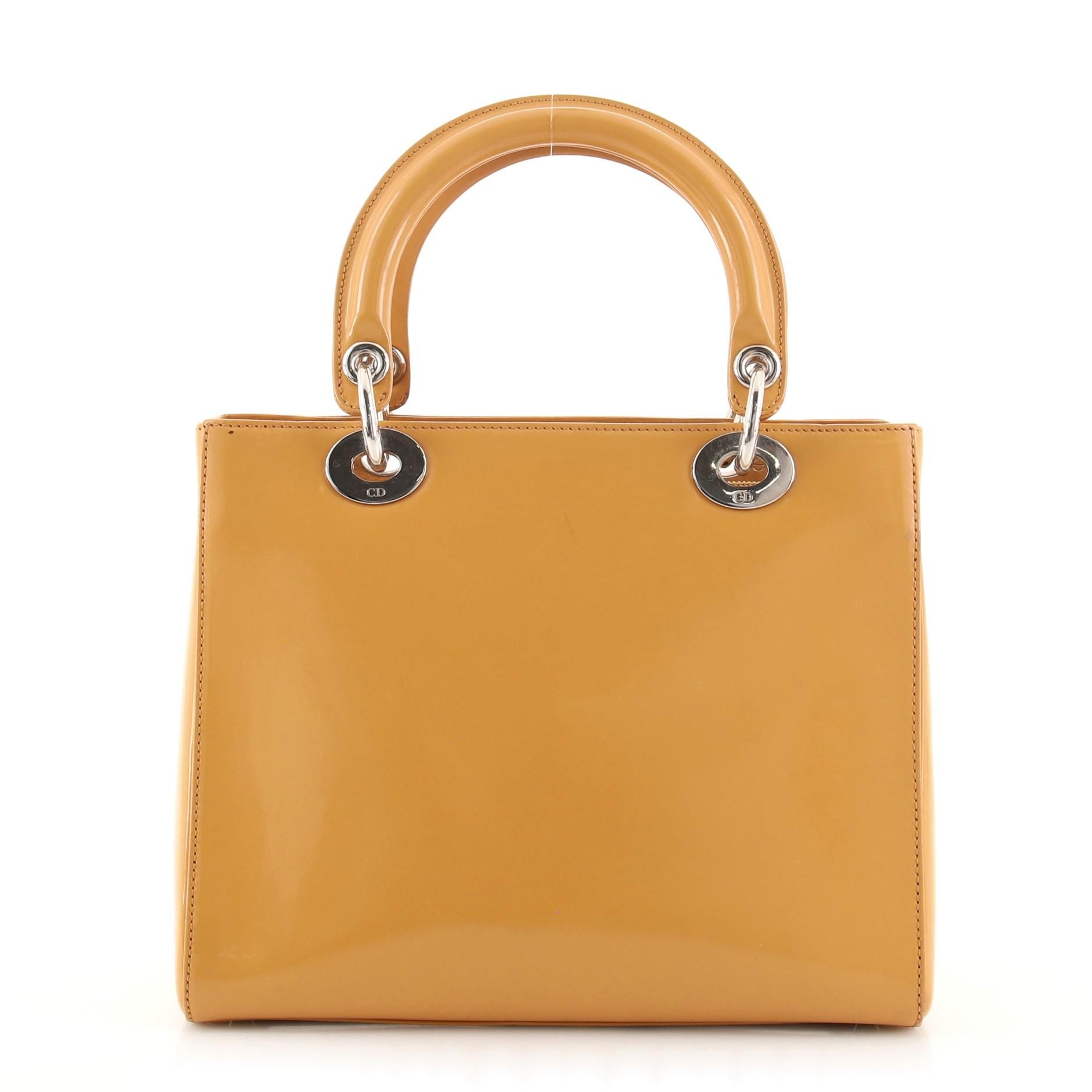 brown lady dior bag