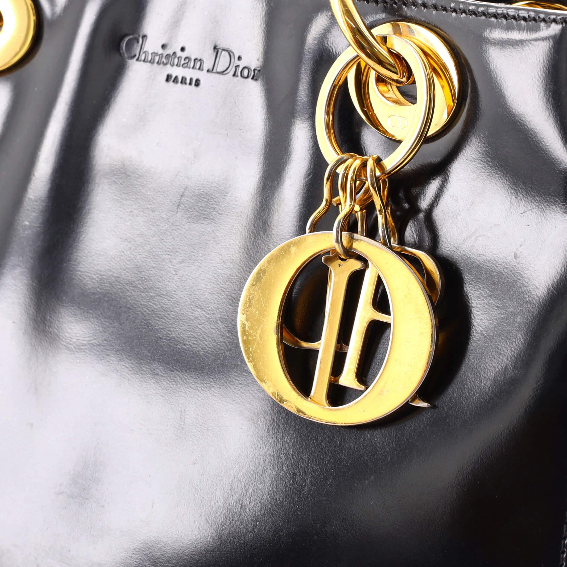 Women's or Men's Christian Dior Vintage Lady Dior Bag Patent Medium