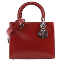 Christian Dior Vintage Lady Dior Bag Patent Medium