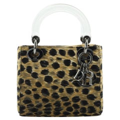 Christian Dior Vintage Lady Dior Bag Printed Canvas Mini