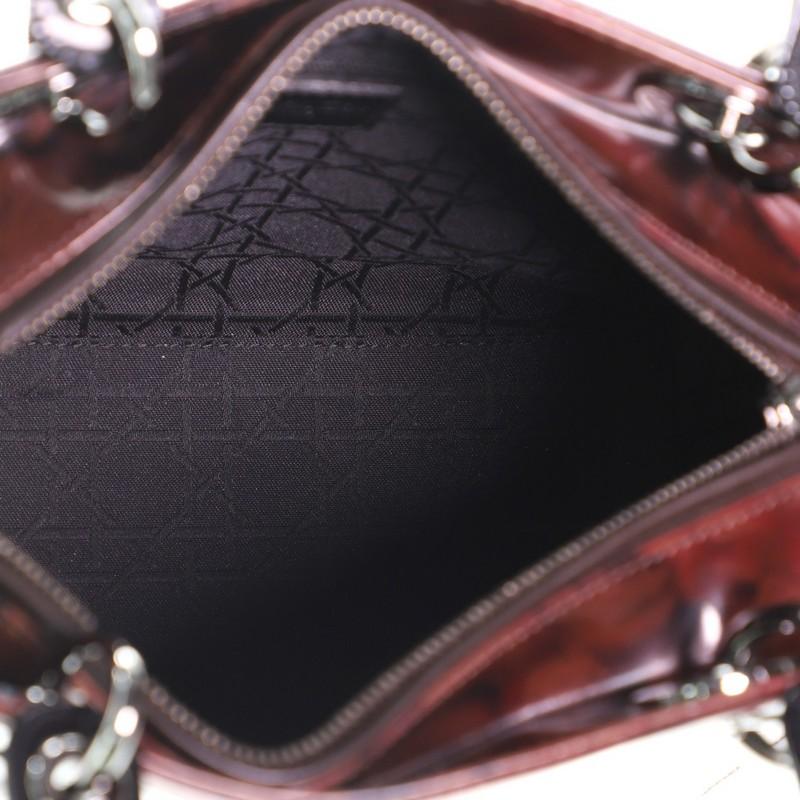 Women's or Men's Christian Dior Vintage Lady Dior Bag Printed Leather Medium