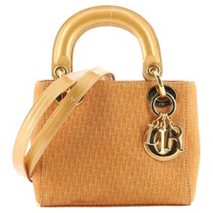 Christian Dior - Mini sac en daim vintage Lady Dior Diorissimo