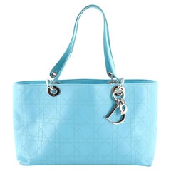 Christian Dior Vintage Lady Dior Tote Cannage Stitch Leather Medium
