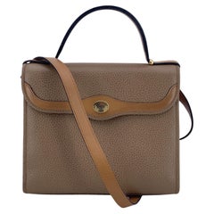 Christian Dior Vintage Light Brown Leather 2 Way Bag Shoulder Bag