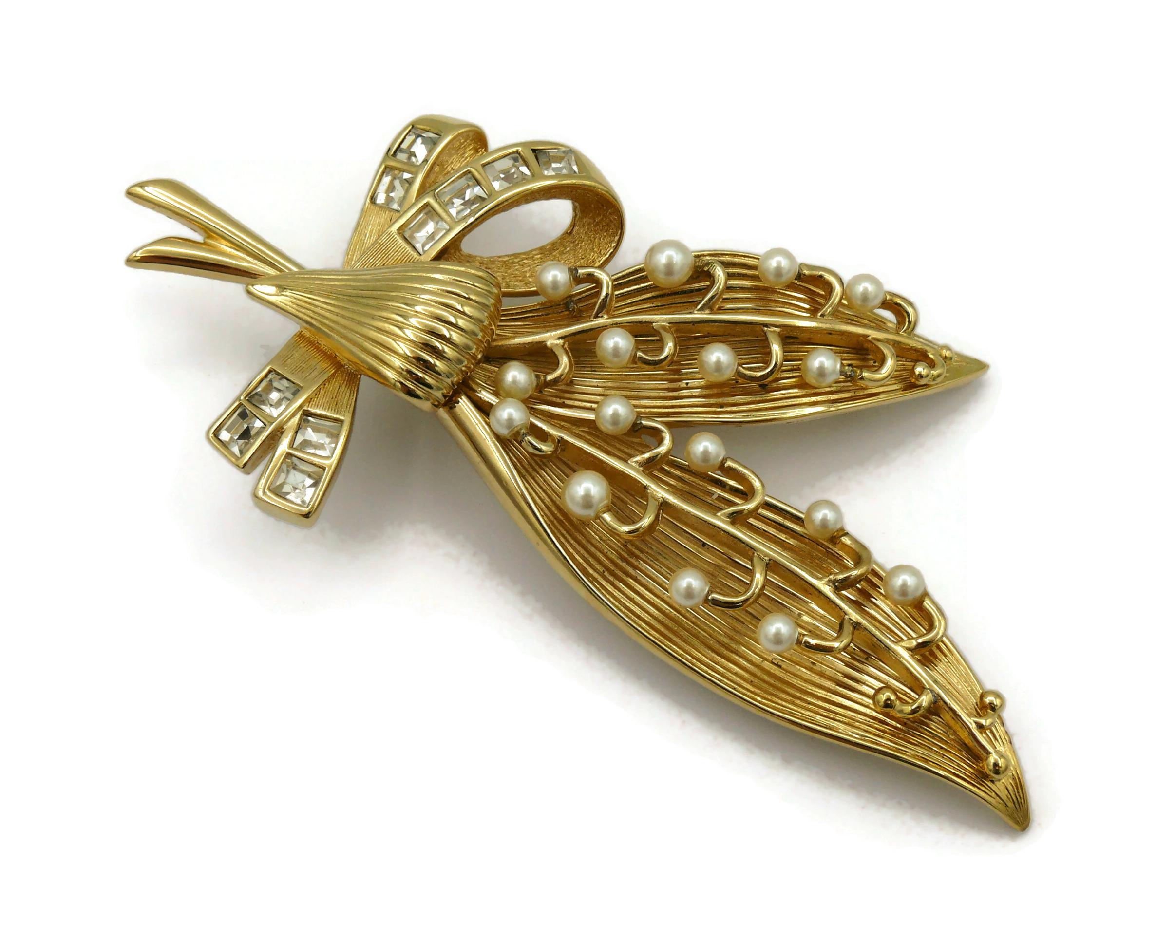 Women's CHRISTIAN DIOR Vintage Lily of the Valley Brooch