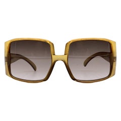 Christian Dior Vintage Military Green Oversize Square 2004 Sunglasses