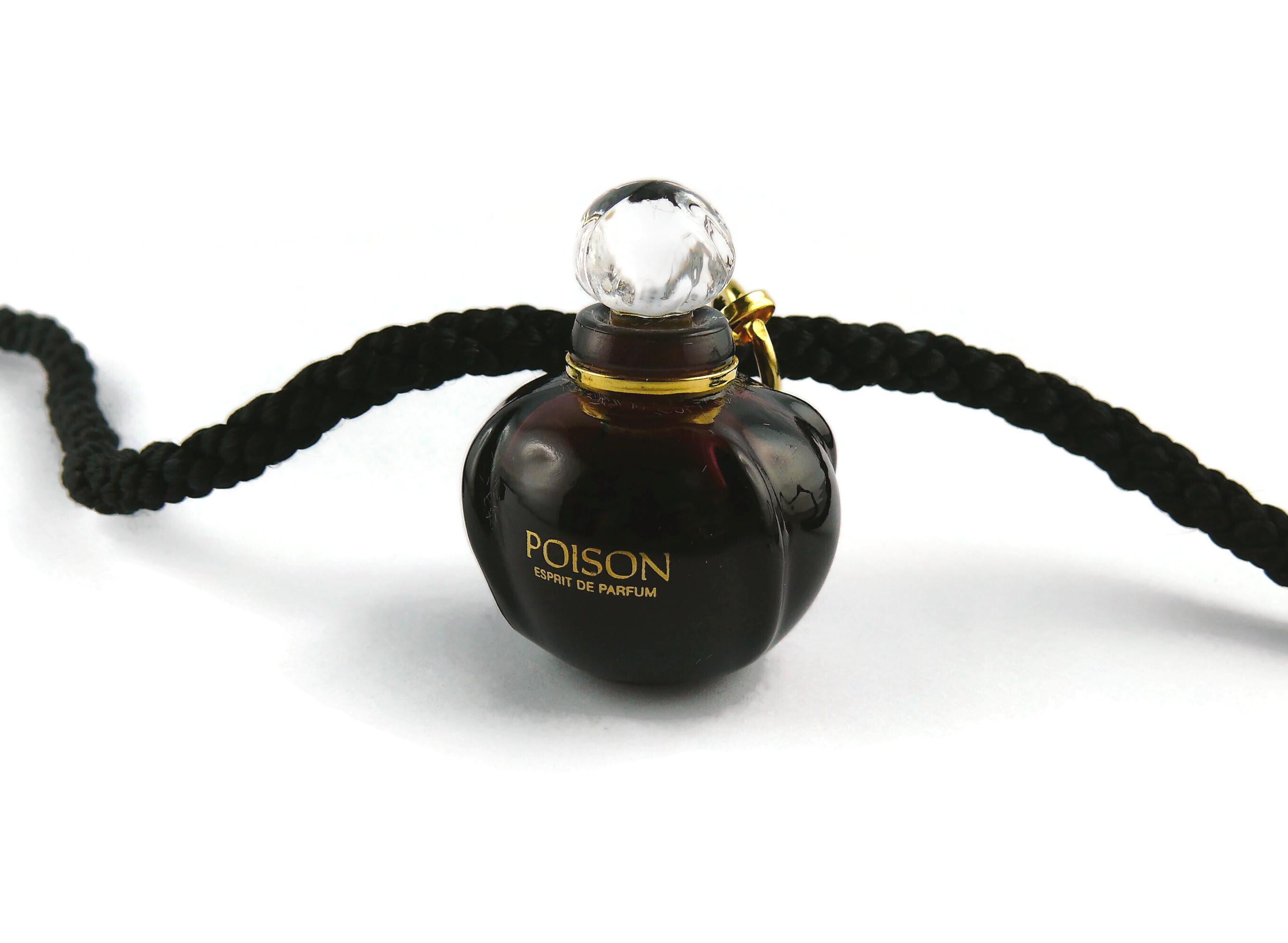 Christian Dior Vintage Miniature Perfume Bottle Pendant Necklace For Sale 1