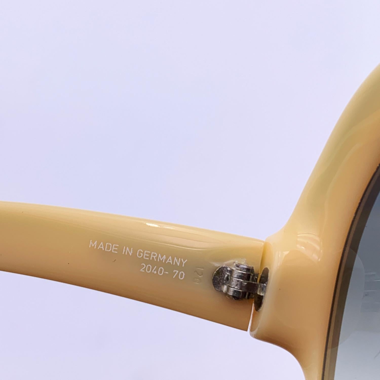 Christian Dior Vintage Mint Beige Oversize Sunglasses 2040 65mm 130mm 2