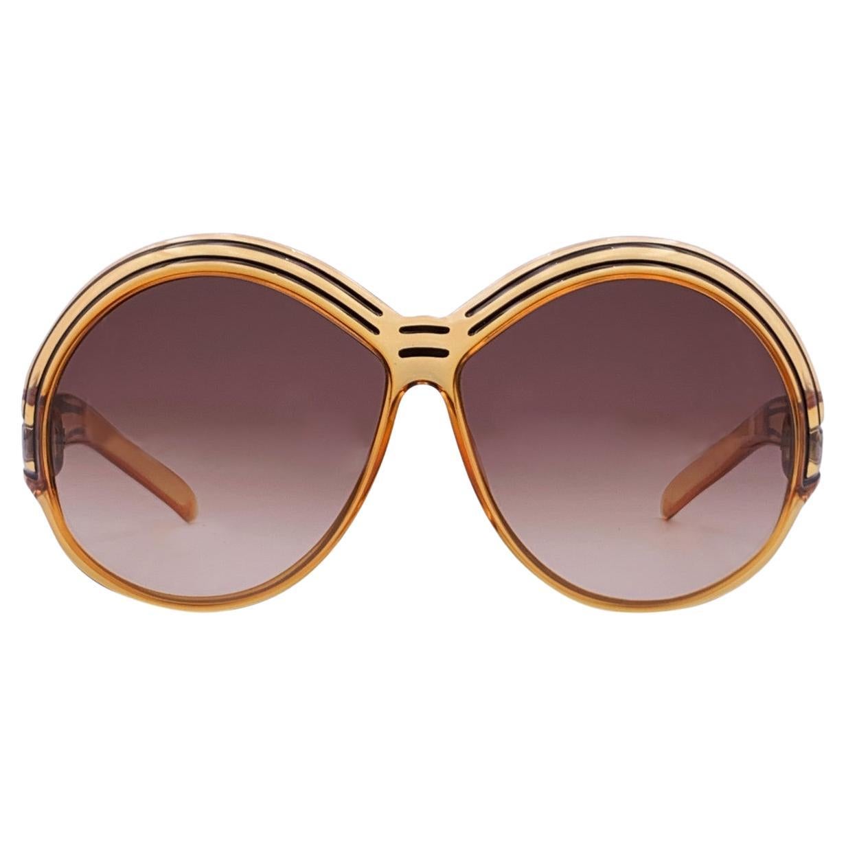 Christian Dior Vintage Mint Orange Oversize Sunglasses 2040 130 mm For Sale