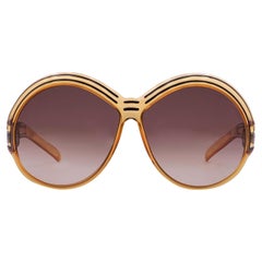Christian Dior Used Mint Orange Oversize Sunglasses 2040 130 mm