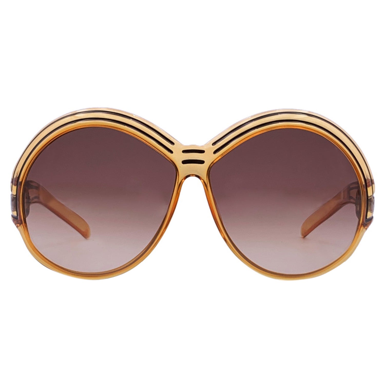 Occhiali da sole oversize Christian Dior Vintage Mint Orange 2040 65-10 130 mm