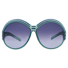 Christian Dior Vintage Mint Oversized Womens Sunglasses 2040 65mm 130mm
