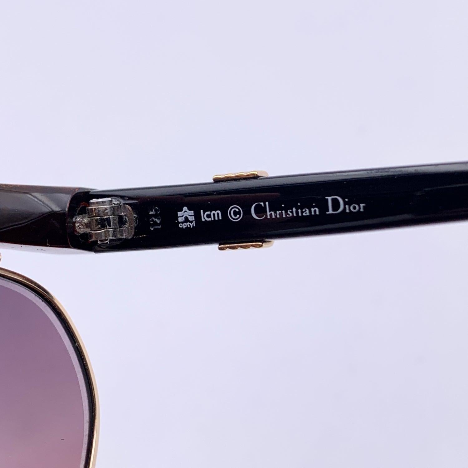Christian Dior Vintage Mint Sunglasses CD 2555 Optyl 65/11 135mm In Excellent Condition For Sale In Rome, Rome