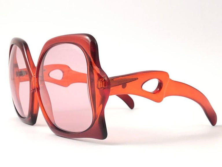 Christian Dior Vintage Miss Dior Candy Red Oversized Optyl