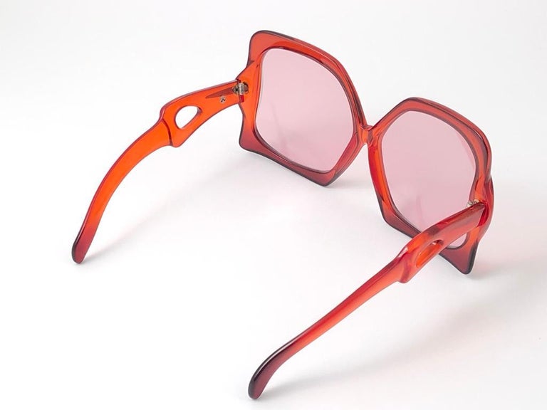 Christian Dior Vintage Miss Dior Candy Red Oversized Optyl
