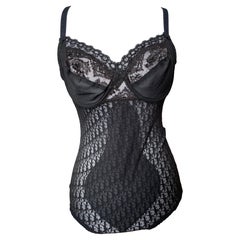 CHRISTIAN DIOR Vintage monogram bodysuit