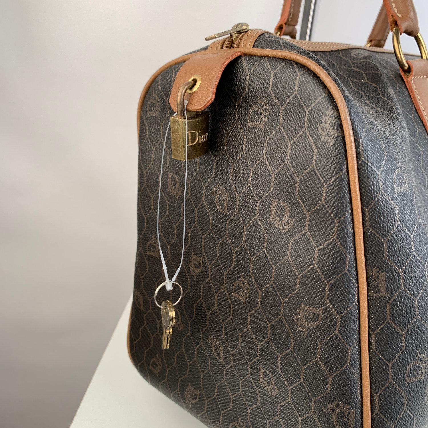 dior monogram duffle bag