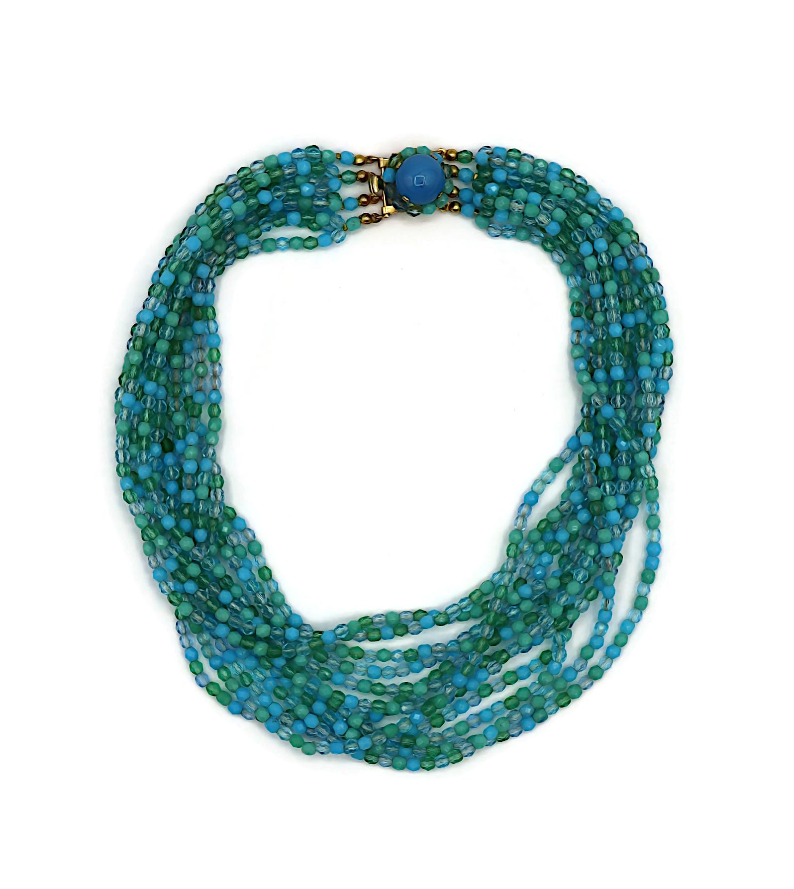 CHRISTIAN DIOR Collana multifilo vintage, 1966 In condizioni buone in vendita a Nice, FR