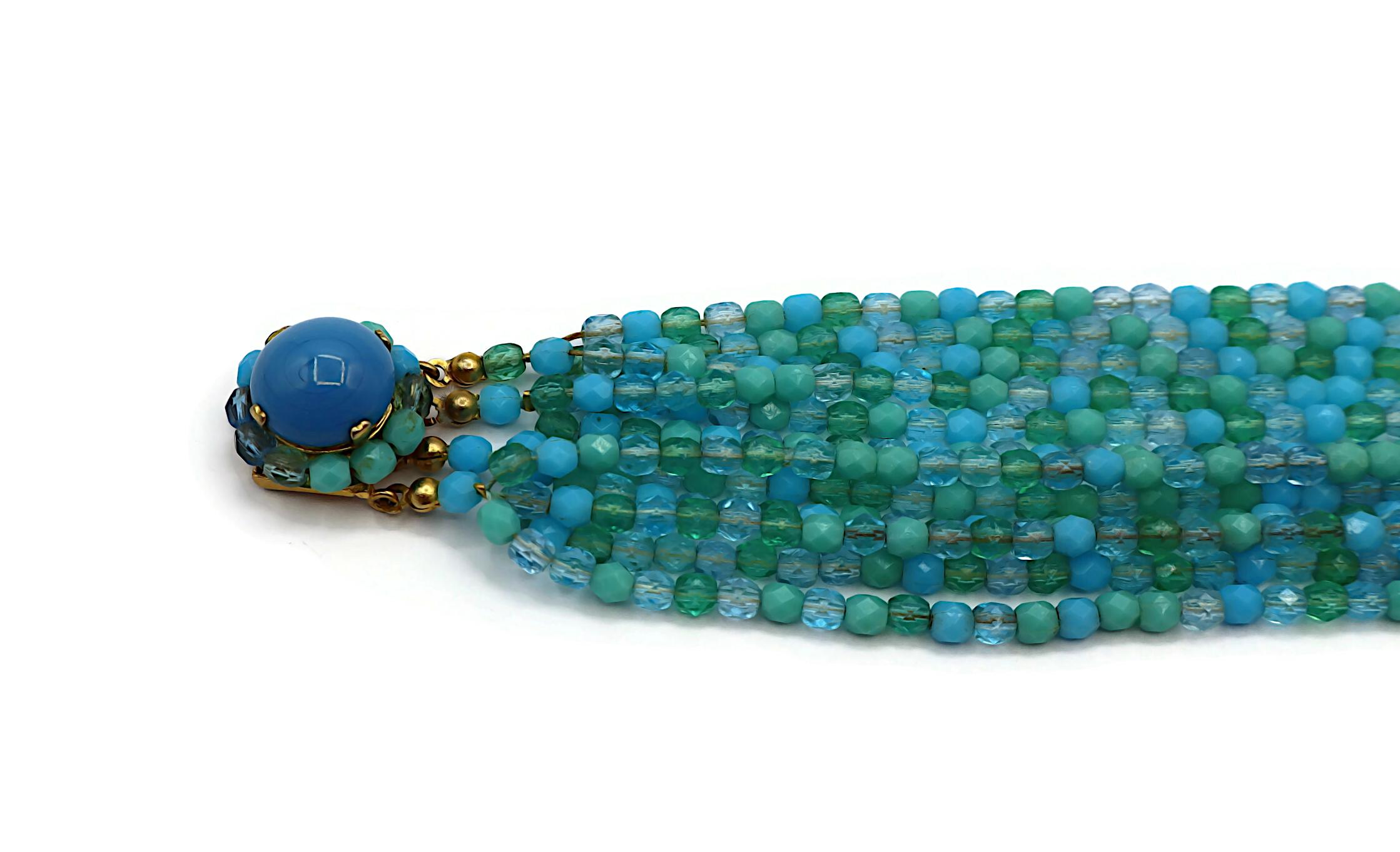Donna CHRISTIAN DIOR Collana multifilo vintage, 1966 in vendita