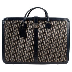 Christian Dior Vintage Oblique Monogram Large Suitcase