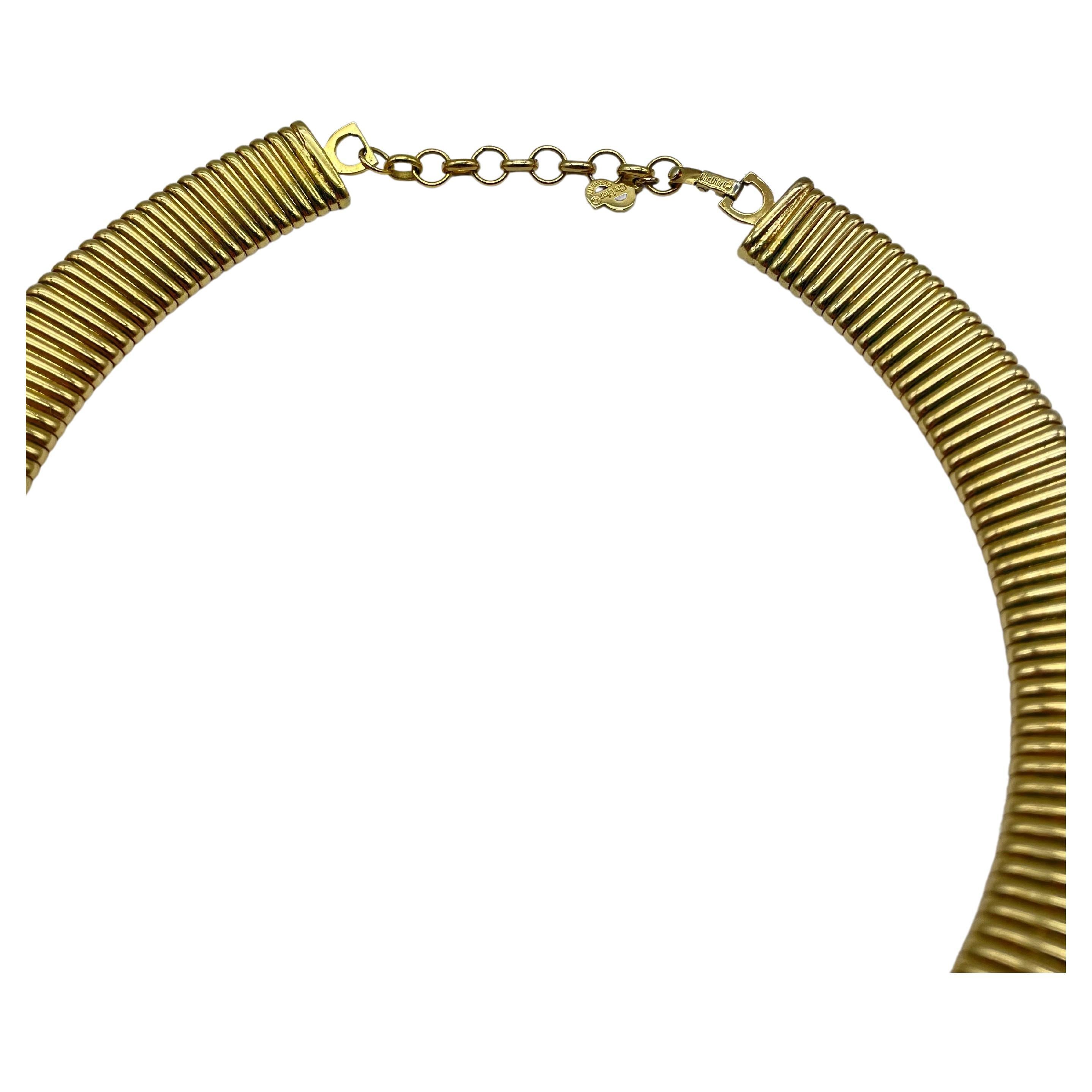 Christian Dior Vintage Omega-Halskette für Damen oder Herren im Angebot