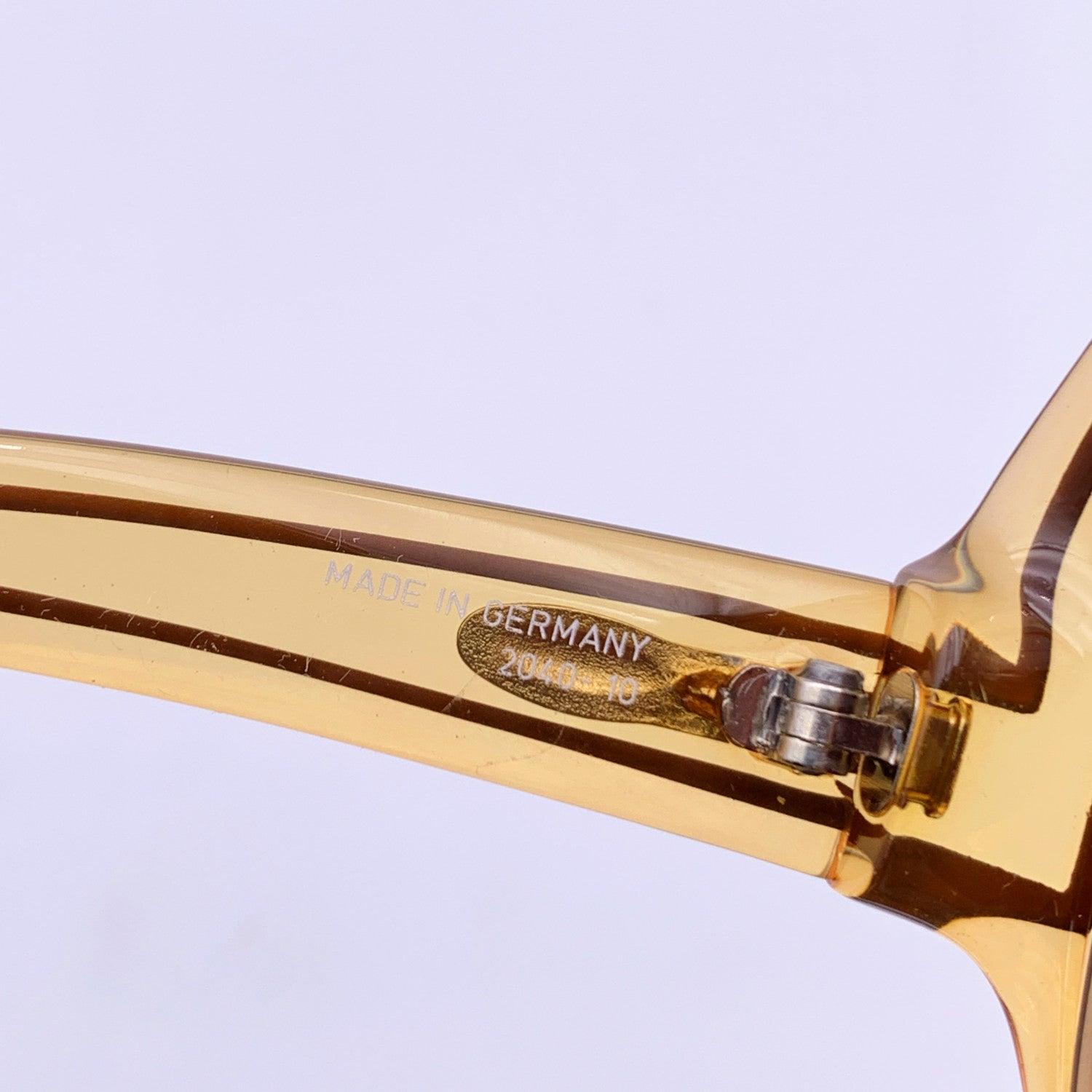Occhiali da sole oversize Christian Dior Vintage Orange Brown 2040 130 mm In condizioni ottime a Rome, Rome