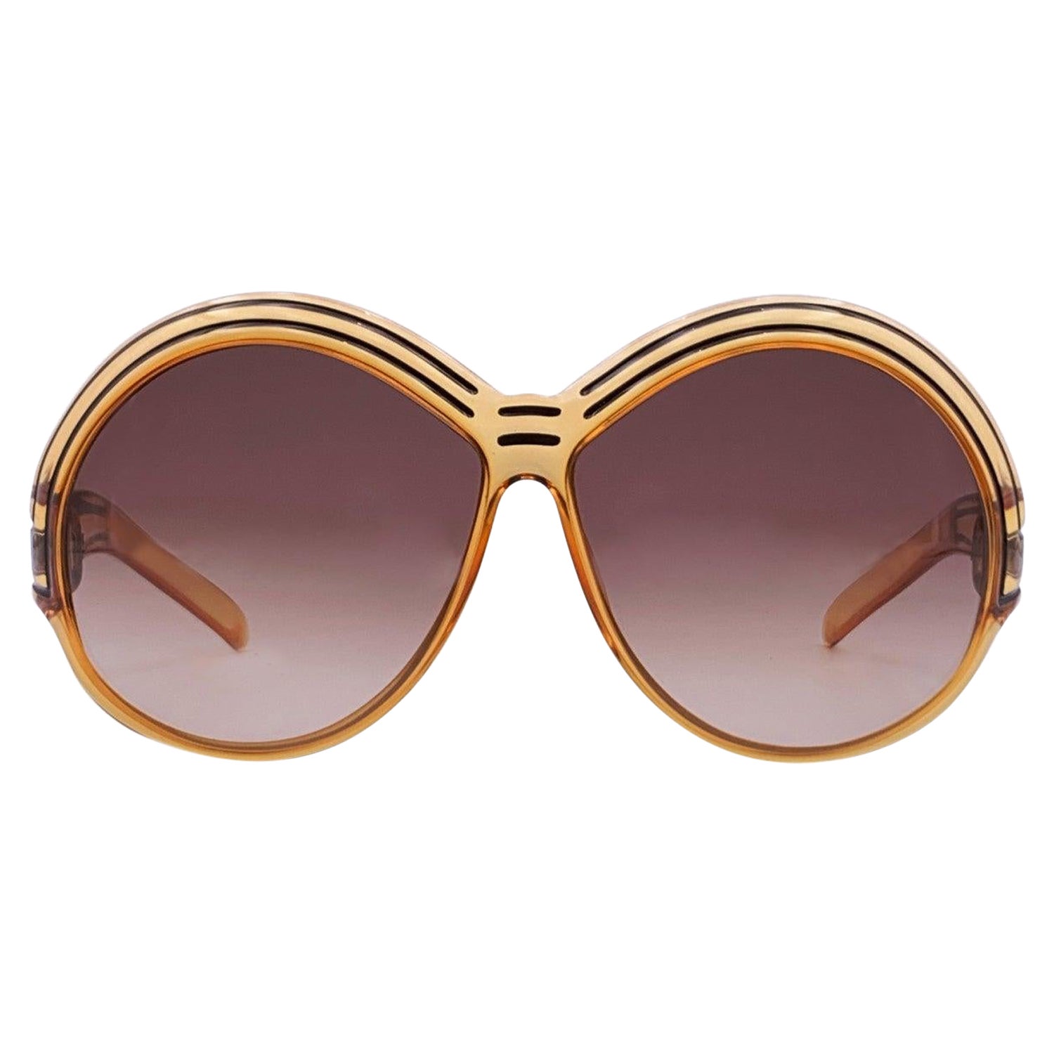 Christian Dior Vintage Naranja Mod. 2040 Gafas de sol oversize 130 mm