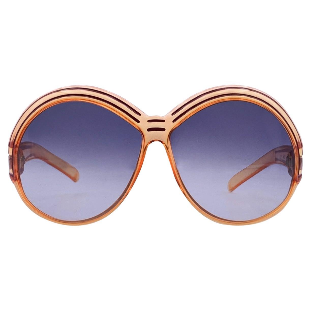 Christian Dior Vintage Orange Rot Mod. 2040 Oversize-Sonnenbrille 130 mm