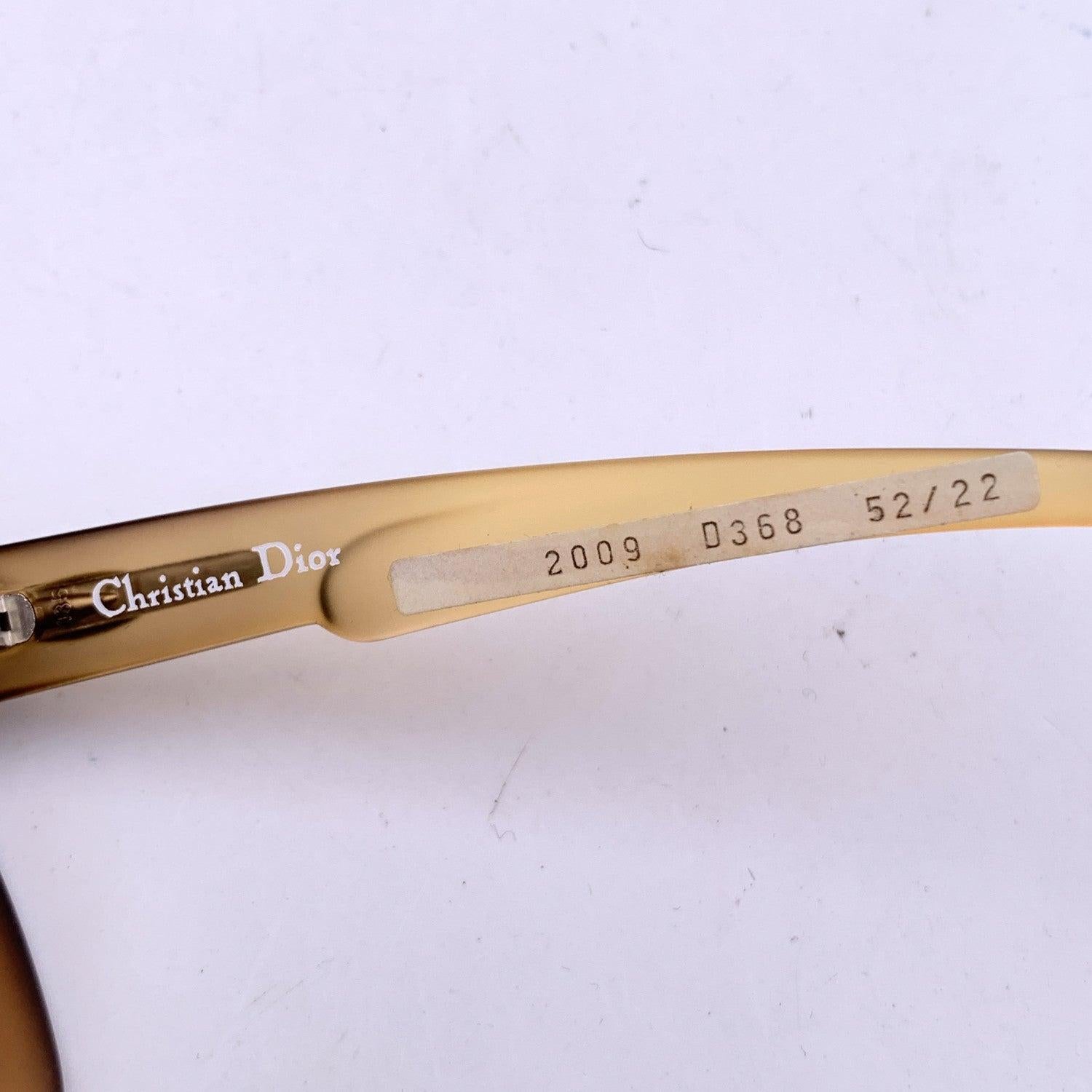 Christian Dior Vintage Orange Sunglasses 2009 368 52/22 135mm In Excellent Condition For Sale In Rome, Rome